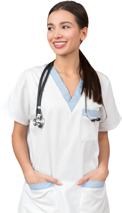 Female Nurse Stethoscope 